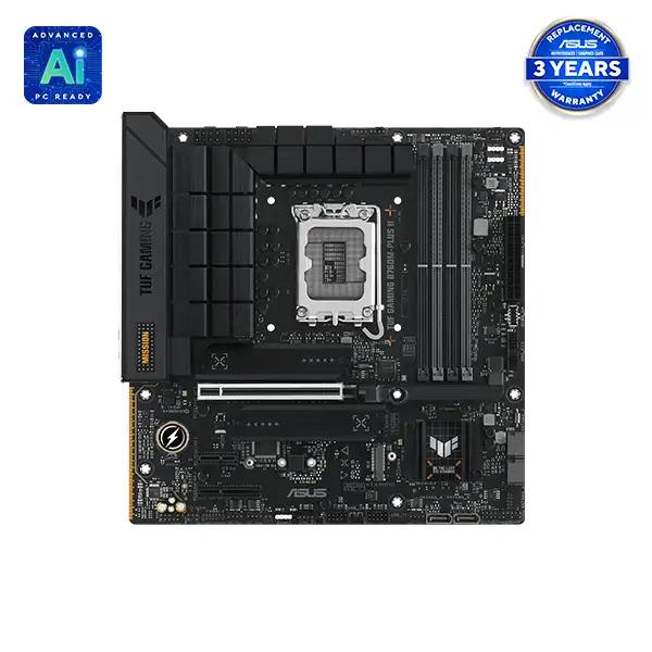 ASUS TUF GAMING B760M-PLUS II Intel LGA1700 mATX Gaming Motherboard